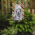 thumbnail image 2 of White Standard Poodle Candy Cane Christmas Garden Flag, 2 of 2