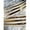 Gold & Ivory, variant on AK-Trading 2.5" x 10 Yards Metallic Striped Gift Wrap & Craft Ribbon - Gold & Ivory