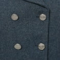 thumbnail image 6 of GRACEART Women 50s Vintage Suit Vest Work Tweed Slim Fit Waistcoat V Neck Double Breasted Sleeveless Blazer Jacket with Pockets, 6 of 8