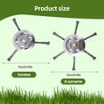 thumbnail image 6 of Flakaclsh Weed Eater Attachment, Universal Steel Wire Grass Trimmer Head (1, 3 Blades), 6 of 6