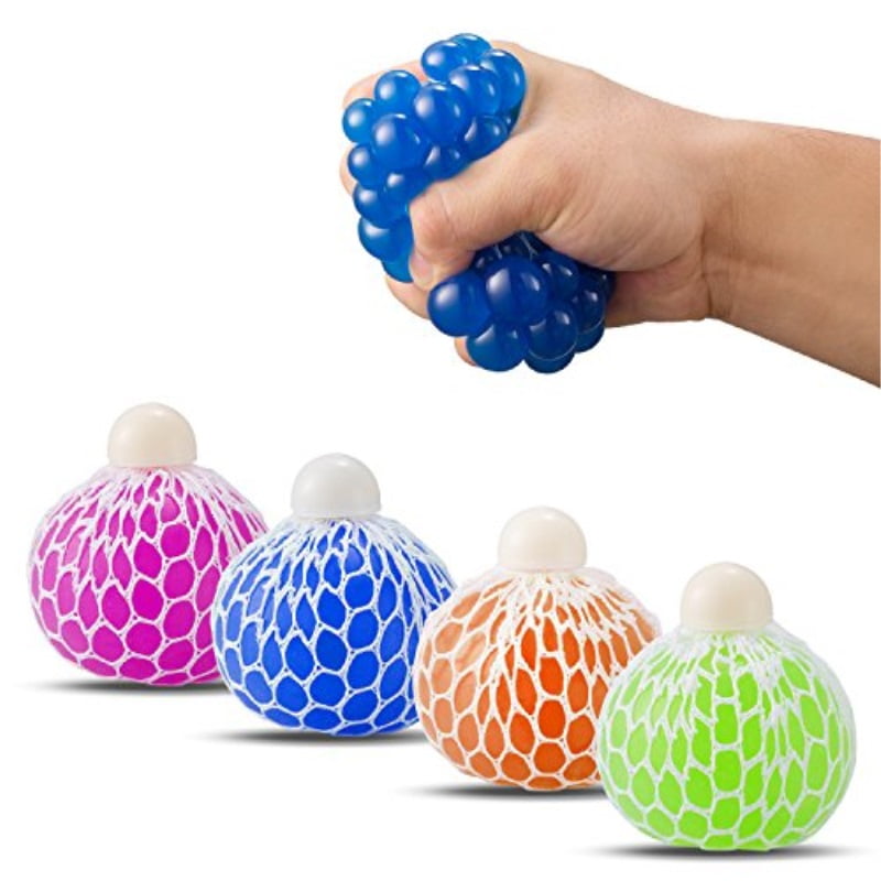 Augenblick Mesh Squishy Ball Super Big 7.5cm Rubber Vent Grape Stress Ball Squeezing Stress
