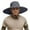 A-Dark Gray564, variant on WMNTST Mens Bucket Hats Solid Wide Brim Outdoor Hat Fishing Breathable Mesh Adjustable String Sun Hat