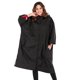 thumbnail image 3 of 4xChaqueta Rompevientos Anorak a Prueba de Viento con Capucha Chaqueta Cambiante de Bata Negro Sunnimix Chaqueta cortavientos para adulto, 3 of 8