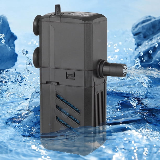Bomba de agua sumergible 4 en 1 6/8/12/15W 500-1500L/H Bomba para pecera con boquillas Hugtrwg Para estrenar