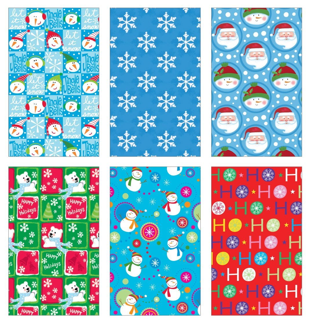 girls christmas wrapping paper