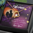 thumbnail image 5 of To My Girlfriend You Light up my Life Forever Necklace w Message Card, 5 of 20