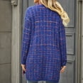 thumbnail image 4 of Chaquetas y abrigos casuales sin capucha de manga larga, cárdigan de punto popular para mujer, chaqueta de colores a la moda con borlas, chaqueta/chaqueta casual con capucha de manga larga, cárdigan s, 4 of 9
