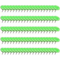 Reflective Trail Marking Tacks 100 Pack – Honeycomb Flat Head Nails for Outdoor Hiking, Hunting, Camping | High Visibility Green, Multi-Color Options, Sturdy Metal, 0.39x0.41 in, Night Safety Markers