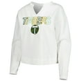 thumbnail image 2 of Women's Concepts Sport  White Portland Timbers Sunray Notch Neck Long Sleeve Top, 2 of 3