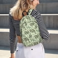 thumbnail image 5 of Easygdp Green Snake Mochila de Lona Resistente para Laptop, Compatible con Laptops de 15 a 17 pulgadas, Ideal para Escuela, Trabajo y Viajes-Small, 5 of 5