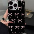 thumbnail image 1 of Full Screen Pink Silk Ribbon Phone Case Compatible for Iphone 13 Pro MAX 12 11 X XR XS Max 15 14 13 12 11 Soft Protective Cover Fashion Shockproof Casing, 1 of 5