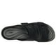thumbnail image 2 of Sandalias Crocs Brooklyn con hebilla de corcho para mujer, negras, 2 of 7