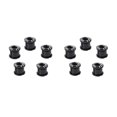 thumbnail image 1 of Naiovety 5X Bike Stem Bolts Bicicletas de montaña resistentes al desgaste Equipo deportivo para platos y bielas Placa doble,negra 2Conjunto, 1 of 6
