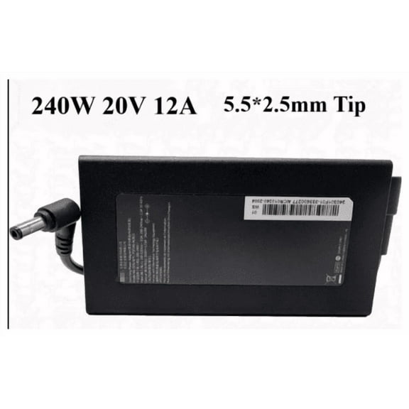 240W 20V 12A Laptop Charger 5.5*2.5mm Tip Power Supply AC Adapter FSP240-ACBU3
