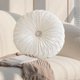 thumbnail image 5 of Almohada de terciopelo de lujo con textura de flor de hielo para cama y sofá, cojín redondo de felpa para descansar y decorar con comodidad. Aestivo | Blanco | AESTIVO, 5 of 5