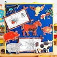 thumbnail image 6 of HOOJOJO The Very Busy Spider Felt Story Set, 14 Pieces Educational Toy with Stickers for Preschool Classroom & Homeschool, Ages 3+, 6 of 10