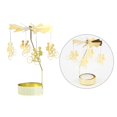 thumbnail image 1 of facefd Christmas Tea Light Rotary Candlesticks Candle Holder Metal Xmas Home Decor Cycling Couple, 1 of 9