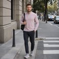 thumbnail image 2 of YOUTHUP Men's Half Zip Henley Shirt Relaxed Fit Quick Dry Athletic Pullover Raglan Activewear for Running & Outdoors, 2 of 13