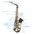 thumbnail image 4 of Glarry Adult Eb Alto Saxophone Kit w/ 11 Reeds Case Accessories for Student, 4 of 8