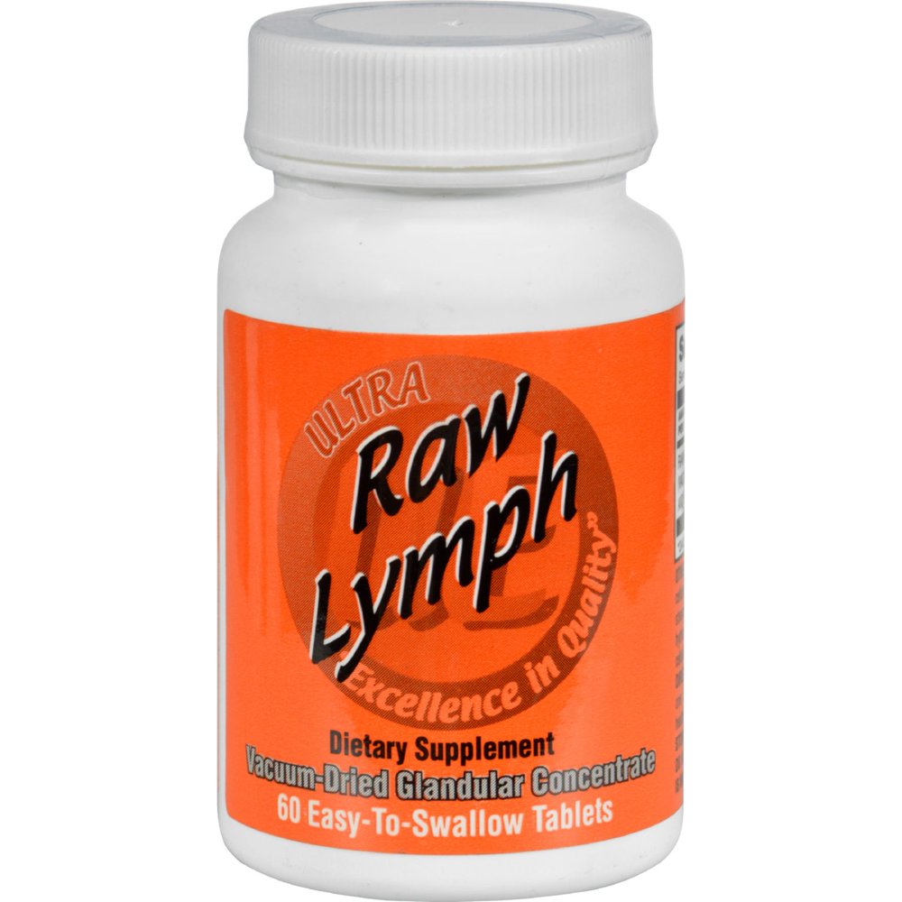 Ultra Glandulars Raw Lymph 60 Tablets