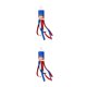 thumbnail image 4 of Matsuzay Bandera de tubo de viento de tráquea de Navidad, fiesta de borlas largas, celebración, decoración de patio trasero de Navidad, colgante, Type1 NO1 Matsuzay CBP443832, 4 of 5
