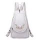 thumbnail image 2 of Mochila pequeña, bolso de pecho multifuncional, bolso de hombro, mochila de cuero suave de PU, mochila de moda para mujer, 2 of 6