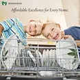 thumbnail image 6 of 2 Packs Upgraded W10350375 Dishwasher Top Rack Compatible with Kenmore Whirlpool W10712395 AP5957560, 6 of 7