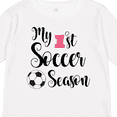 thumbnail image 4 of Inktastic my 1st soccer season Girls Long Sleeve Toddler T-Shirt, 4 of 5