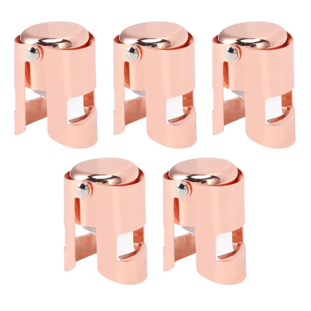 Stainless Steel Champagne Stopper,5Pcs Champagne Bottle Stopper Wine Bottle Stopper Sealer Stainless Steel Champagne Bottle Stopper Revolutionary Design