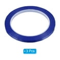 thumbnail image 3 of Uxcell 1/4" x 72 Yards Whiteboard Tape 3 Pack Thin Dry Erase Tape Blue, 3 of 6