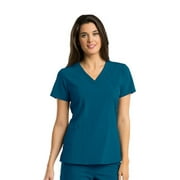 Barco One Women's 4-Pocket Princess Seam V-Neck Scrub Top - 5105