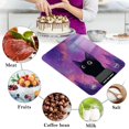 thumbnail image 4 of High Precision Digital Kitchen Scale Tempered Glass Food Scale Multifunction Scale Small Kitchen Appliances Purple Sky and Black Cat, 4 of 7