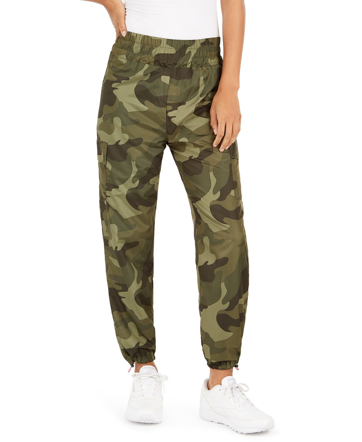 Almost Famous - Almost Famous Women's Juniors' Camo-Print Jogger Pants ...