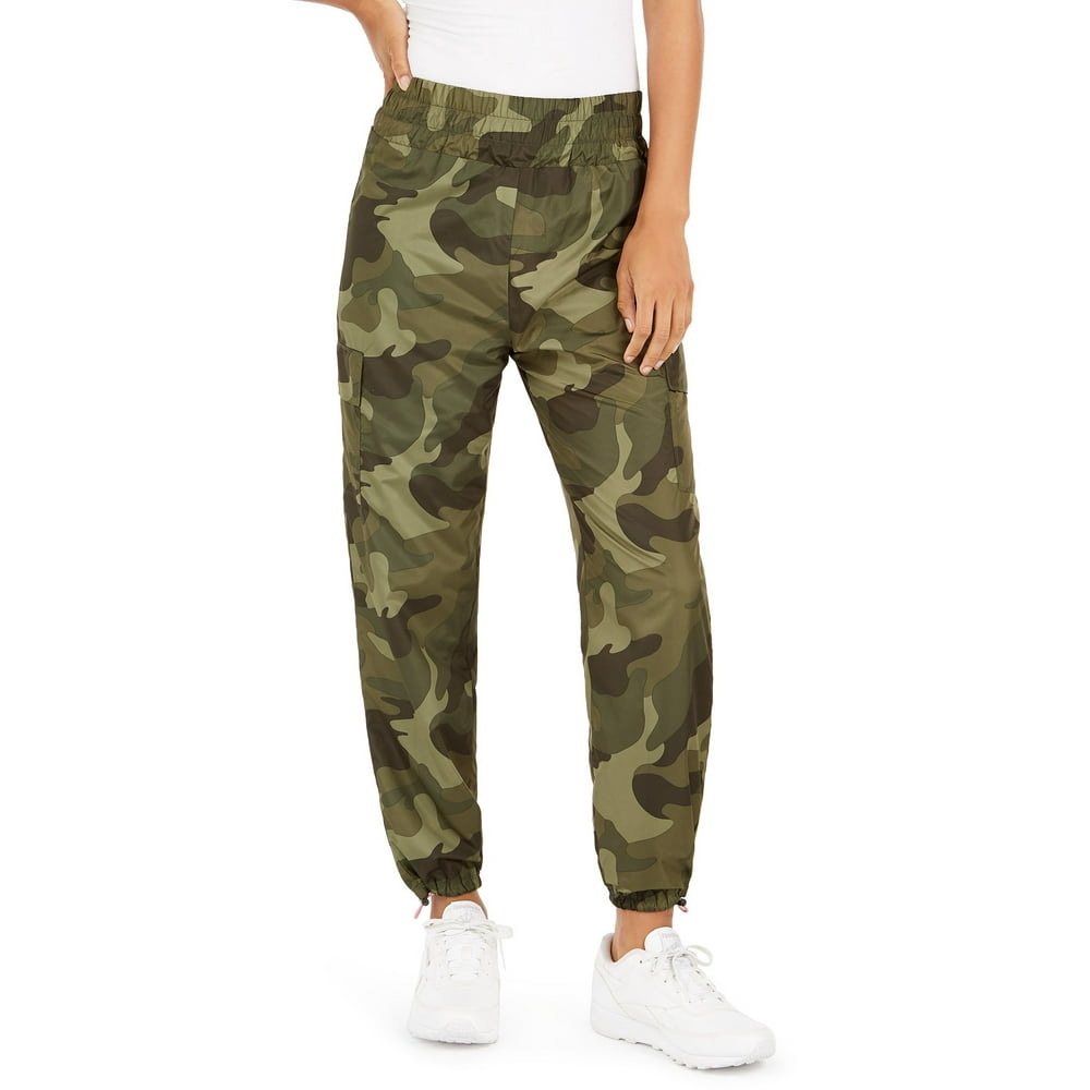 Almost Famous - Almost Famous Women's Juniors' Camo-Print Jogger Pants ...