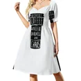 thumbnail image 3 of Sin café habría oscuridad y confusión Vestido sin mangas Falda de verano Vestidos de verano de mujer Vestido, 3 of 7