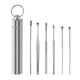 thumbnail image 1 of Kit portátil para la eliminación de cerumen, 6 piezas de acero inoxidable, herramienta de limpieza de cerumen, 1 of 1