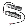 thumbnail image 4 of Luz de trabajo LED 12‑85V 48W Color de luz blanca amarilla IP67 Faros flexibles impermeables Lámpara antiniebla de conducción para camiones todoterreno Tractor Barco, 4 of 12