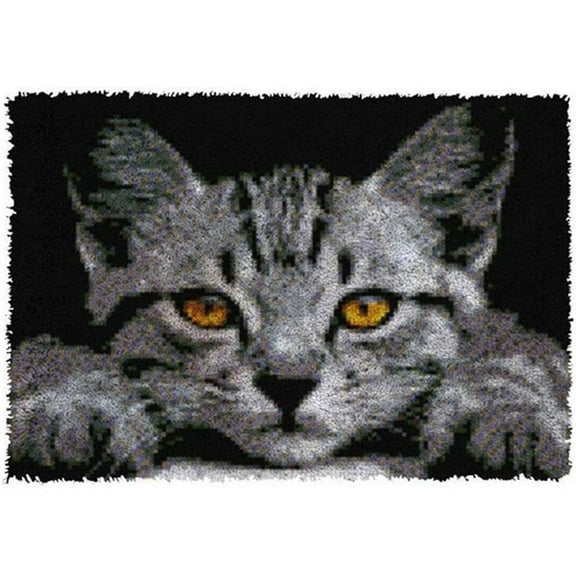 ShowNiceArt Latch Hook Rug Kits, Needlework DIY Embroidery Rugs Craft Kits for Beginners, Adults and Children, 20x15 Inches