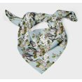thumbnail image 3 of Bimba Blue Floral & Bird Printed Pure Silk Scarf Neck Wrap Summer Hair Bandanas For Women 40 x 80 Inches, 3 of 6