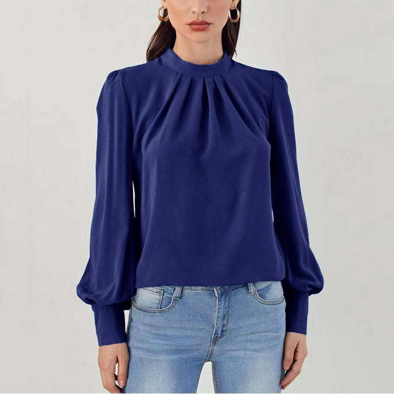 トップス Mocmoc blouse/Navy jnhearts Mocmoc blouse/Navy jnhearts