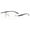 Silver, variant on Mens Rimless Progressive Reading Glasses 2.50 Multifocus Blue Light Blocking Business Gunmetal Rectangular Readers +2.50 Strength