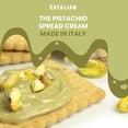 thumbnail image 2 of EATALIAN by AMZ BETTER Pistachio Cream, 2.2 lb/1000 g, Delicious Spreadable with a Sweet and Unique Taste, Ideal on Bread and with Ice Cream, Excellent for Dubai Chocolate, Made in Italy, 2 of 8
