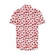 thumbnail image 4 of Ceisia Fashion Unisex Men Women Casual Short Sleeve Printed Turndown Collar Button Gift Shirt, 4 of 5