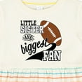 thumbnail image 4 of Inktastic Little Sister and Biggest Fan Football Player Girls Baby Dress, 4 of 5