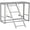 Gray 329, variant on PawHut Dog Ramp for Bed, 49 x 16 x 14 Non-Slip Carpet Pet Ramp with Top Platform, White Wooden Dog Ramp for High Beds