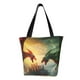 thumbnail image 1 of Balery Castle Red Green Sky Dragon Bolsa de Hombro con Diseño, Bolsa Grande y Duradera, Bolsa Versátil para Compras, 1 of 6