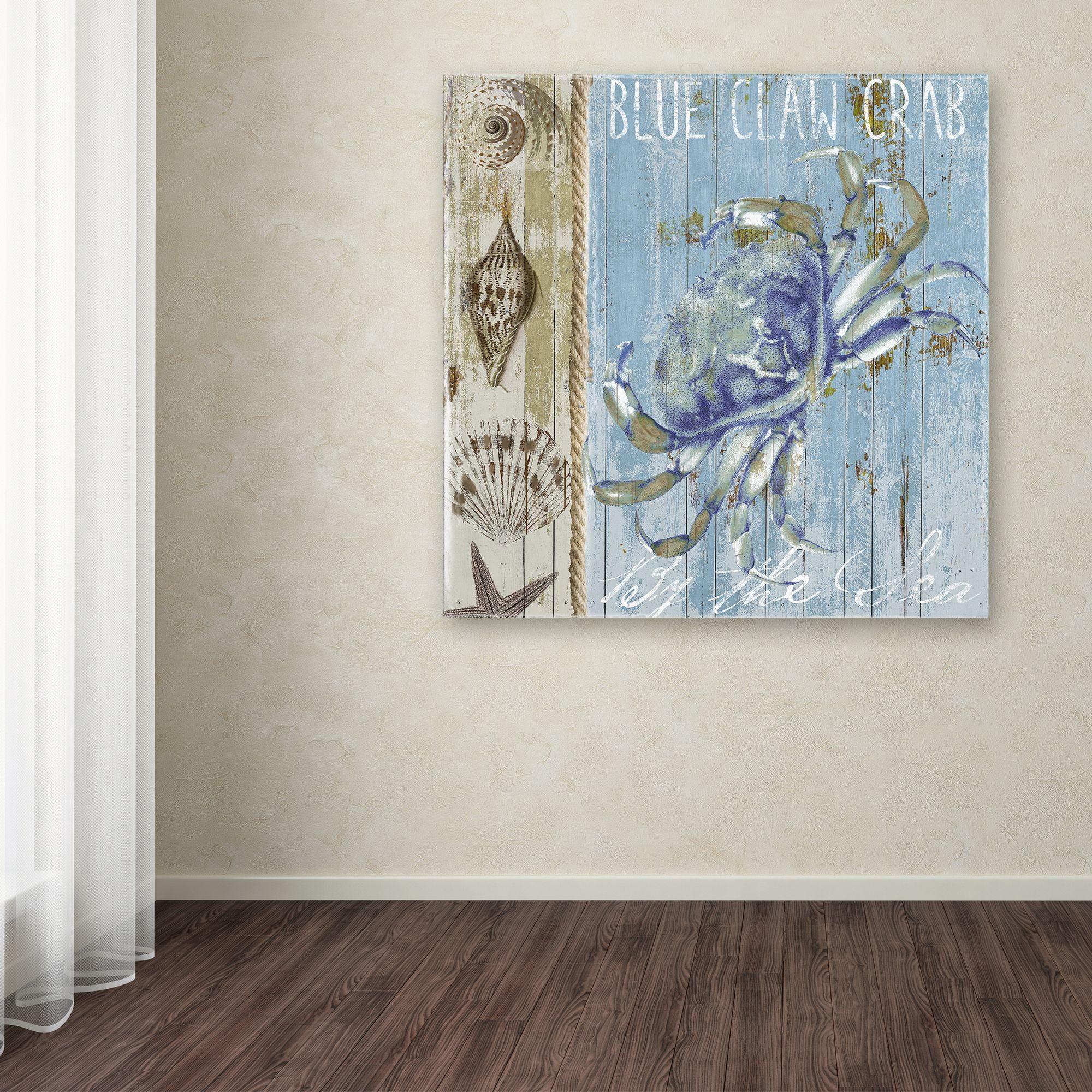Trademark Fine Art "Blue Crab I" Canvas Art by Color Bakery