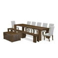thumbnail image 2 of Luxe by East West Furniture 10 Pieces Extendable Dining Set Includes a Rectangle Kitchen Table, 2 of 6
