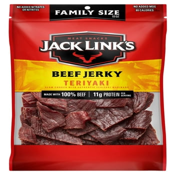 Jack Link's Beef Jerky, Teriyaki, 10 oz