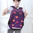 thumbnail image 6 of FORMRS Unisex School Backpack 17" Student Travel Bag with Laptop Compartment, Love in The Clouds, 6 of 7